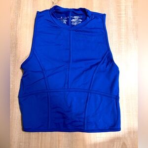 Cobalt blue workout top